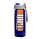 the flair - 26 oz transparent tritan(tm) bottle with quick snap lid and large infuser