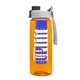 the flair - 26 oz transparent tritan(tm) bottle with quick snap lid and large infuser