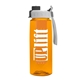 the flair - 26 oz transparent tritan(tm) bottle with quick snap lid and large infuser
