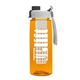 the flair - 26 oz transparent tritan(tm) bottle with quick snap lid and large infuser