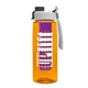 the flair - 26 oz transparent tritan(tm) bottle with quick snap lid and large infuser