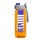 the flair - 26 oz transparent tritan(tm) bottle with quick snap lid and large infuser