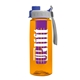 the flair - 26 oz transparent tritan(tm) bottle with quick snap lid and large infuser