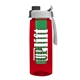the flair - 26 oz transparent tritan(tm) bottle with quick snap lid and large infuser