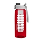 the flair - 26 oz transparent tritan(tm) bottle with quick snap lid and large infuser