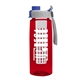 the flair - 26 oz transparent tritan(tm) bottle with quick snap lid and large infuser