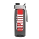 the flair - 26 oz transparent tritan(tm) bottle with quick snap lid and large infuser