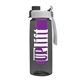 the flair - 26 oz transparent tritan(tm) bottle with quick snap lid and large infuser