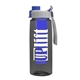 the flair - 26 oz transparent tritan(tm) bottle with quick snap lid and large infuser