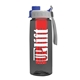 the flair - 26 oz transparent tritan(tm) bottle with quick snap lid and large infuser