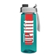 the flair - 26 oz transparent tritan(tm) bottle with quick snap lid and large infuser