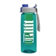 the flair - 26 oz transparent tritan(tm) bottle with quick snap lid and large infuser