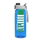 the flair - 26 oz transparent tritan(tm) bottle with quick snap lid and large infuser