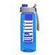 the flair - 26 oz transparent tritan(tm) bottle with quick snap lid and large infuser