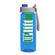 the flair - 26 oz transparent tritan(tm) bottle with quick snap lid and large infuser