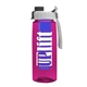 the flair - 26 oz transparent tritan(tm) bottle with quick snap lid and large infuser
