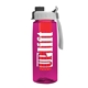 the flair - 26 oz transparent tritan(tm) bottle with quick snap lid and large infuser