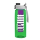 the flair - 26 oz transparent tritan(tm) bottle with quick snap lid and large infuser