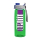 the flair - 26 oz transparent tritan(tm) bottle with quick snap lid and large infuser