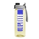 the flair - 26 oz transparent tritan(tm) bottle with quick snap lid and large infuser