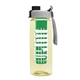 the flair - 26 oz transparent tritan(tm) bottle with quick snap lid and large infuser