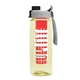 the flair - 26 oz transparent tritan(tm) bottle with quick snap lid and large infuser