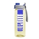 the flair - 26 oz transparent tritan(tm) bottle with quick snap lid and large infuser