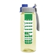the flair - 26 oz transparent tritan(tm) bottle with quick snap lid and large infuser