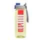the flair - 26 oz transparent tritan(tm) bottle with quick snap lid and large infuser