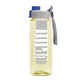 the flair - 26 oz transparent tritan(tm) bottle with quick snap lid and large infuser