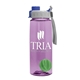 The Flair - 26 oz Transparent Tritan(TM) Bottle with Quick Snap lid and Mixing Ball