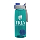 The Flair - 26 oz Transparent Tritan(TM) Bottle with Quick Snap lid and Mixing Ball