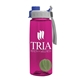 The Flair - 26 oz Transparent Tritan(TM) Bottle with Quick Snap lid and Mixing Ball