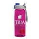 The Flair - 26 oz Transparent Tritan(TM) Bottle with Quick Snap lid and Mixing Ball