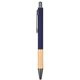 The Gosford Gunmetal Click - Action Ballpoint Pen with Bamboo Accent