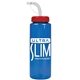 The Guzzler - 32 oz Trans. Color Bottle - Straw Lid