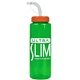 The Guzzler - 32 oz Trans. Color Bottle - Straw Lid