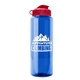 The Guzzler - 32 oz Transparent Bottle - Flip Lid