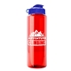 The Guzzler - 32 oz Transparent Bottle - Flip Lid