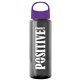 The Guzzler - 32 oz Transparent Bottle With Oval Crest Lid