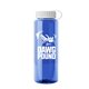 The Guzzler - 32 oz Transparent Bottle with Tethered lid