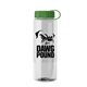 The Guzzler - 32 oz Transparent Bottle with Tethered lid