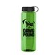 The Guzzler - 32 oz Transparent Bottle with Tethered lid