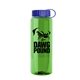 The Guzzler - 32 oz Transparent Bottle with Tethered lid