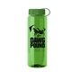 The Guzzler - 32 oz Transparent Bottle with Tethered lid