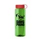 The Guzzler - 32 oz Transparent Bottle with Tethered lid