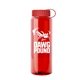 The Guzzler - 32 oz Transparent Bottle with Tethered lid