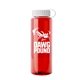 The Guzzler - 32 oz Transparent Bottle with Tethered lid