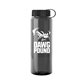 The Guzzler - 32 oz Transparent Bottle with Tethered lid