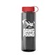 The Guzzler - 32 oz Transparent Bottle with Tethered lid